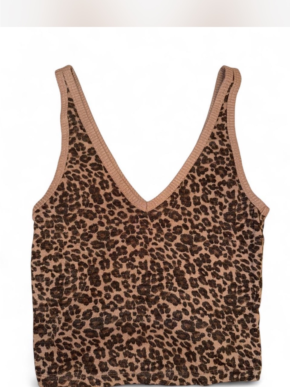 Abercrombie & Fitch Leopard Print V-Neck
